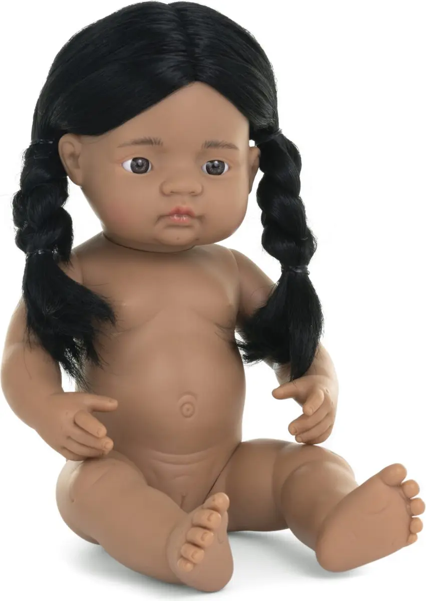 Miniland Pop Inheems Amerikaanse Jongen 38cm - Multikleur