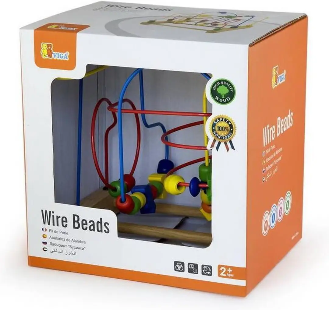 Viga Toys Educatief Labyrint Hout - Multi