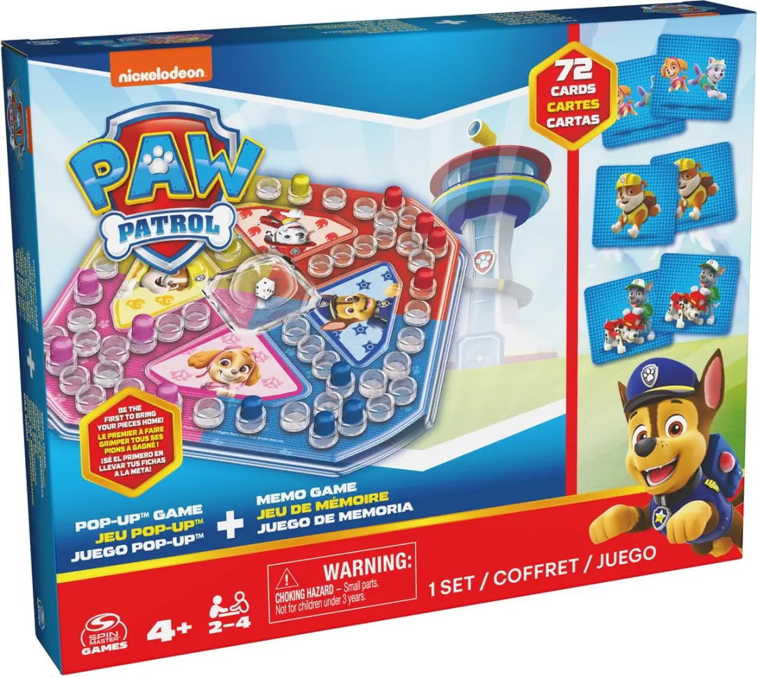 PAW Patrol Pop-Up & Memo Spel - 2-4 Spelers