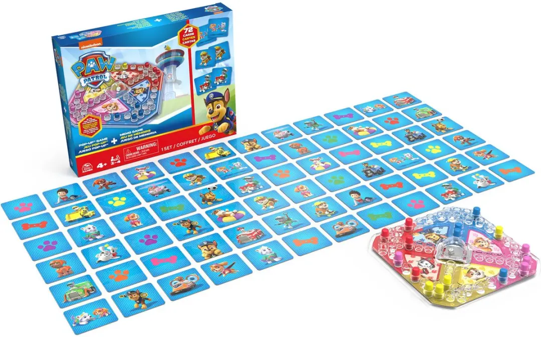 PAW Patrol Pop-Up & Memo Spel - 2-4 Spelers