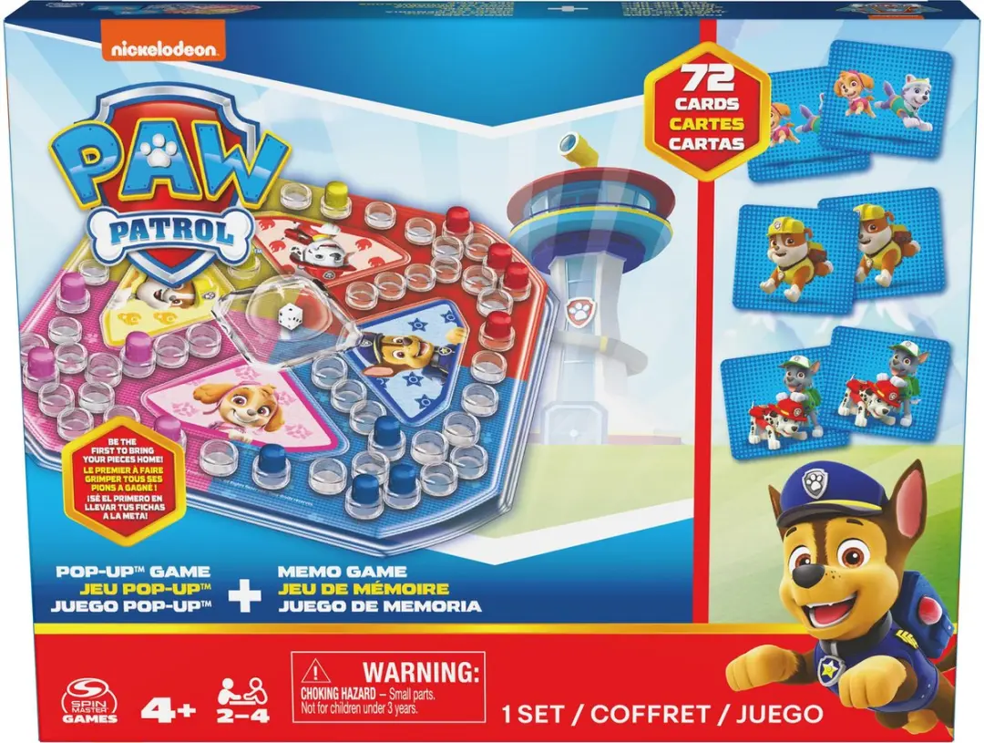 PAW Patrol Pop-Up & Memo Spel - 2-4 Spelers - afbeelding 6 van 6