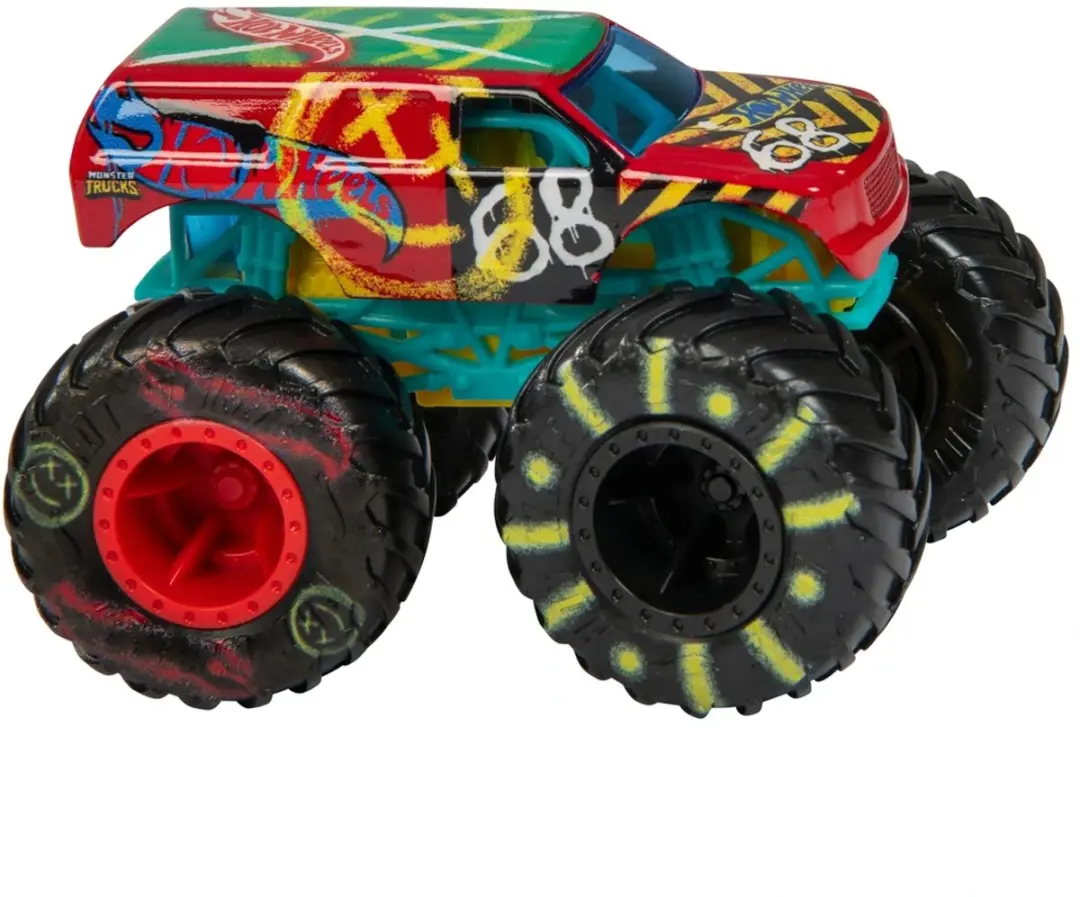 Hot Wheels Monstertruck Racebaan - 8 Stuks Set