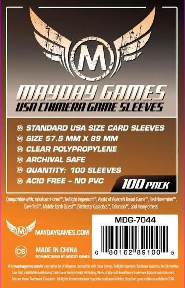 Mayday Games Standard Card Sleeves MDG-7044