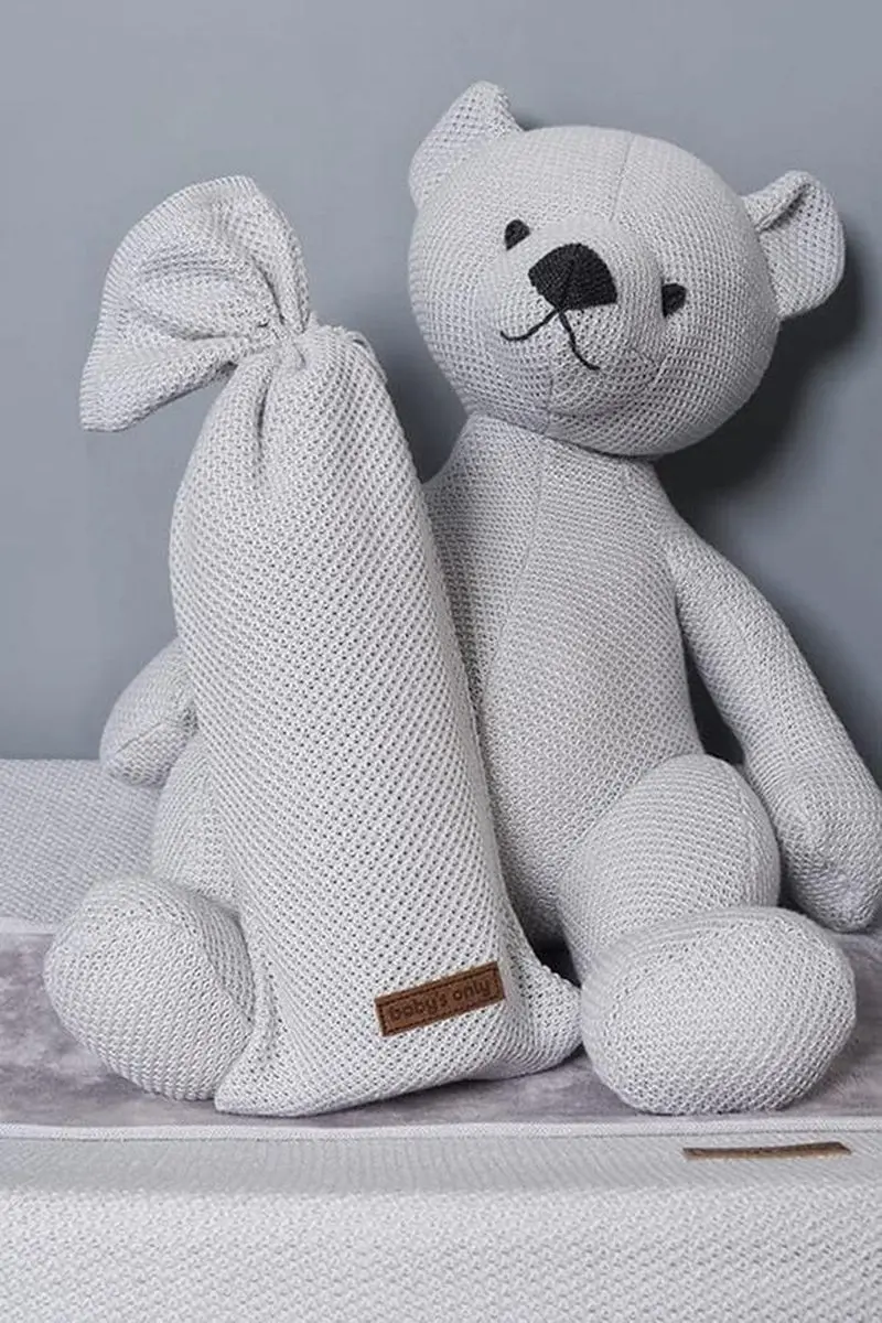 Baby's Only Knuffelbeer Classic Teddybeer - Zilvergrijs 35 cm