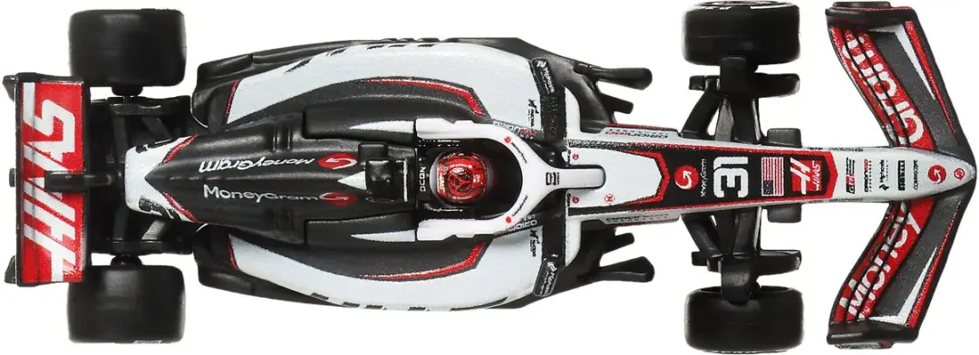 Hot Wheels Formule 1 MoneyGram Haas F1 Team Set - Esteban Ocon & Oliver Bearman - afbeelding 6 van 6