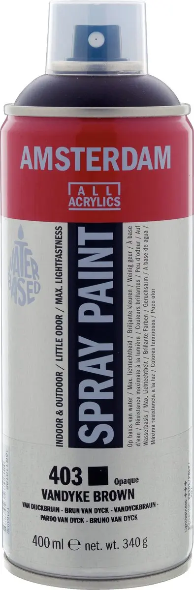 Talens Spraypaint Van Dijckbruin 400ml