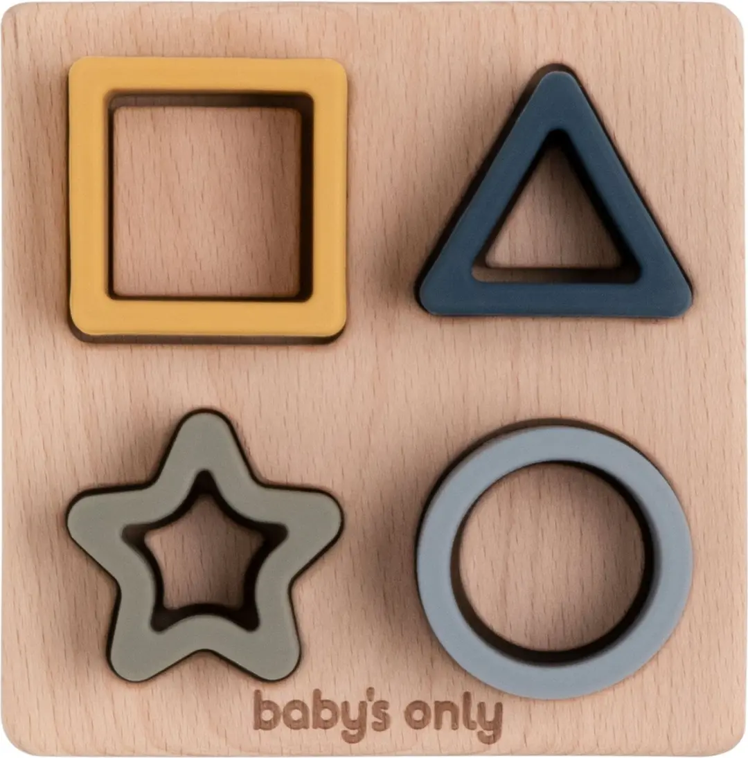 Baby's Only Houten Vormenpuzzel Earth
