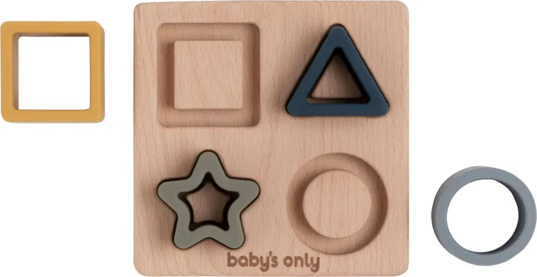 Baby's Only Houten Vormenpuzzel Earth - 4 Stuks - BO-860.865.800.50