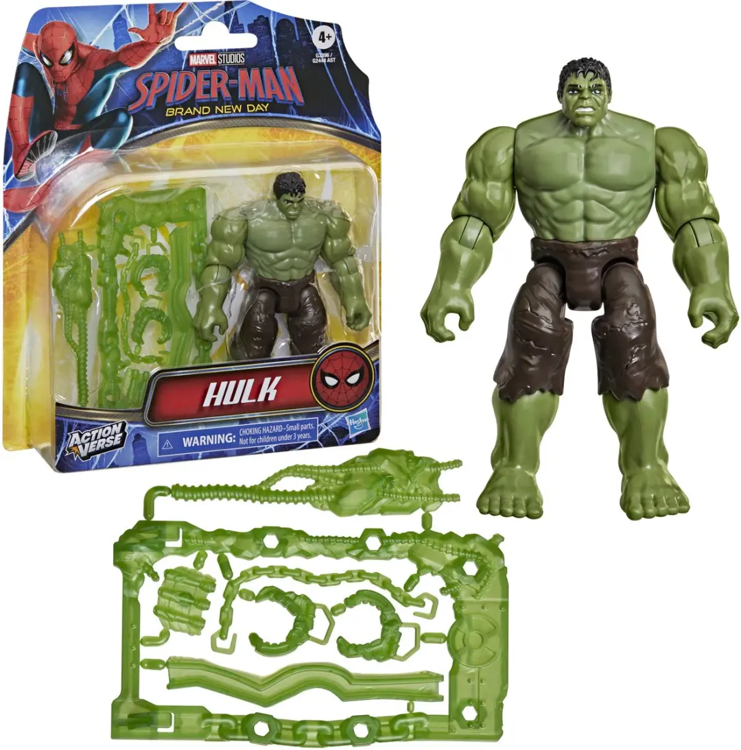 Marvel Spider-Man Brand New Day Hulk Actiefiguur G3396 - Groen