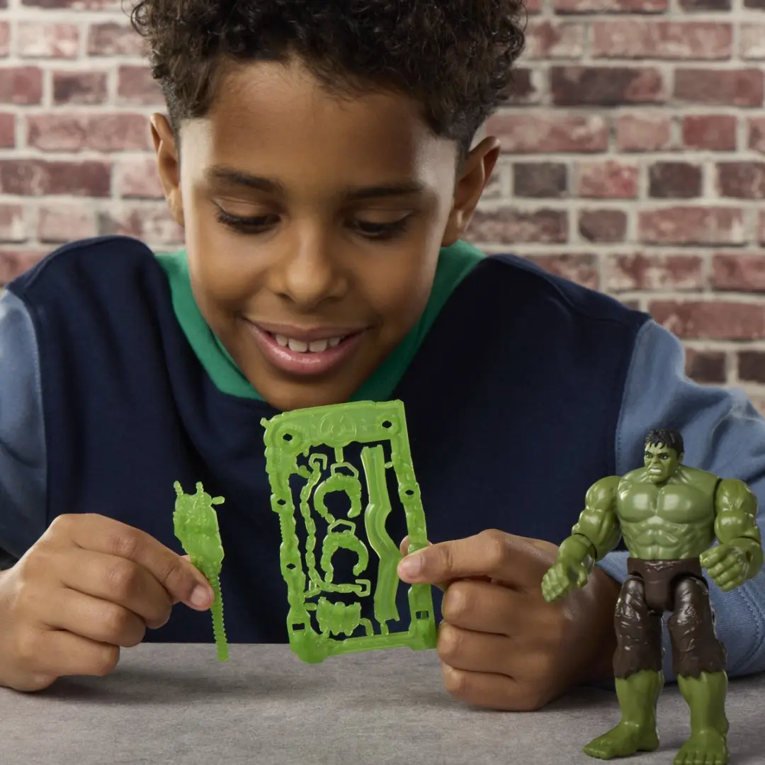 Marvel Spider-Man Brand New Day Hulk Actiefiguur G3396 - Groen - afbeelding 6 van 6