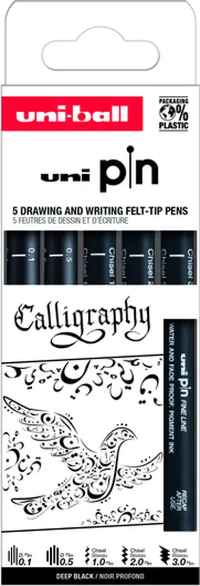 uni-ball Pin Calligraphy Fineliner