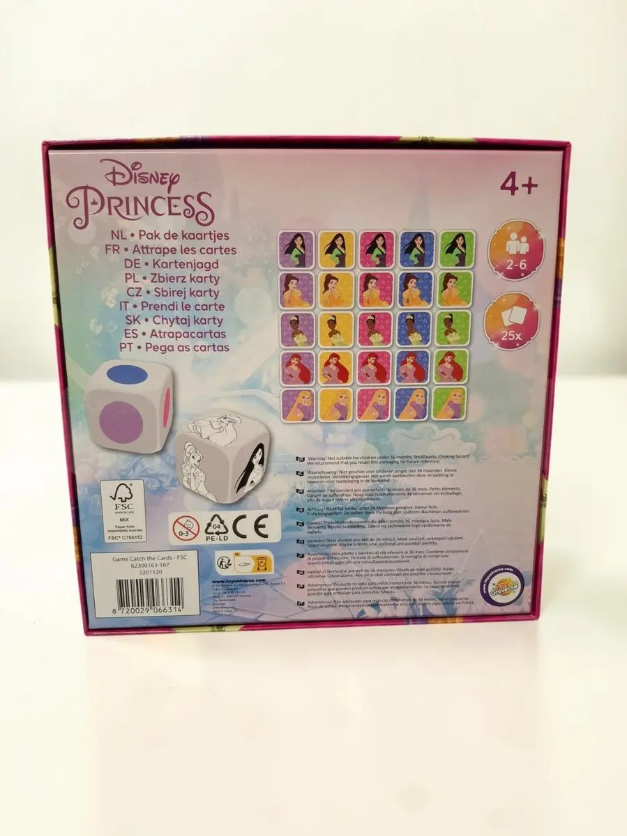 Princess Pak de Kaartjes Dobbelspel