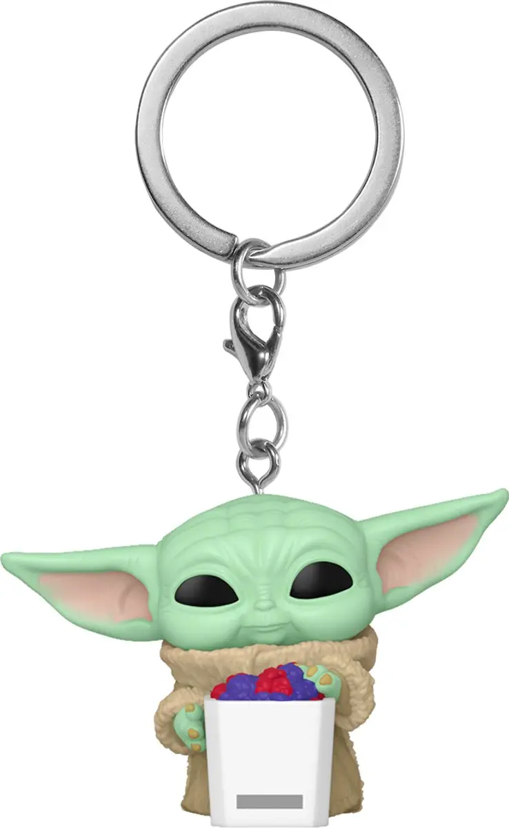 Funko Pop! Keychain Grogu met Popcorn