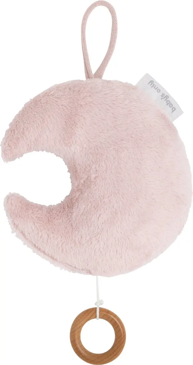 Baby's Only Gebreid Muziekdoosje Maan Sky - Oud Roze