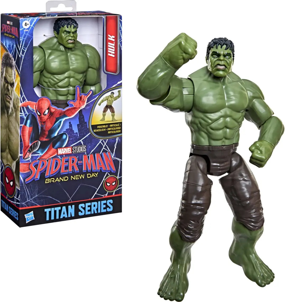 Hasbro Marvel Spider-Man Hulk Titan Hero Series G2455 - Actiefiguur 30cm - Groen