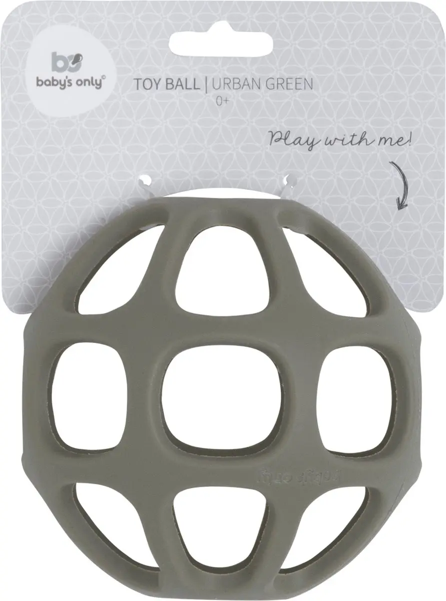 Baby's Only Siliconen Speelbal Urban Green - BO-860.862.125.50