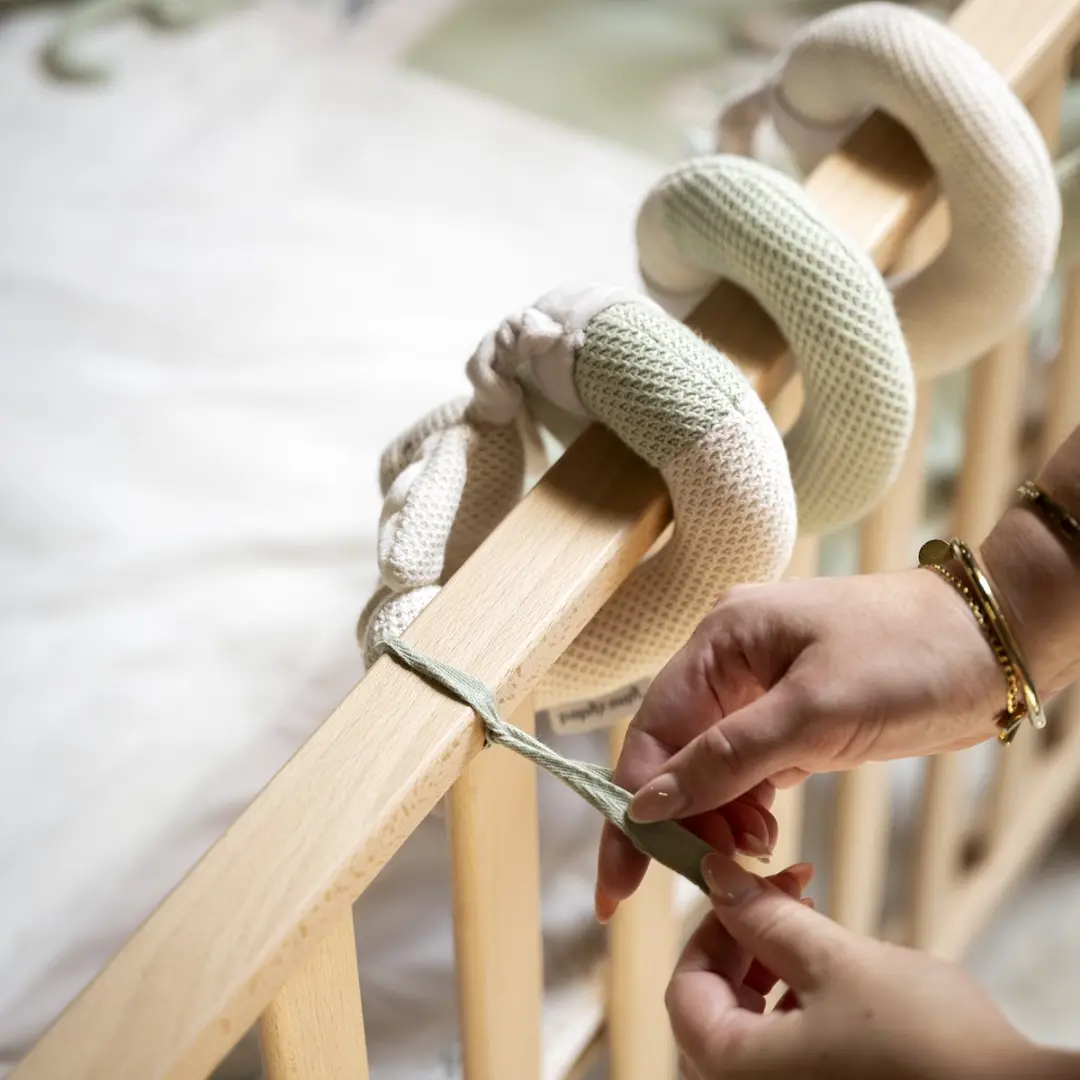 Baby's Only Boxspiraal Animals - Activiteitenspiraal 0-6 maanden - Laurel Green/Warm Linen