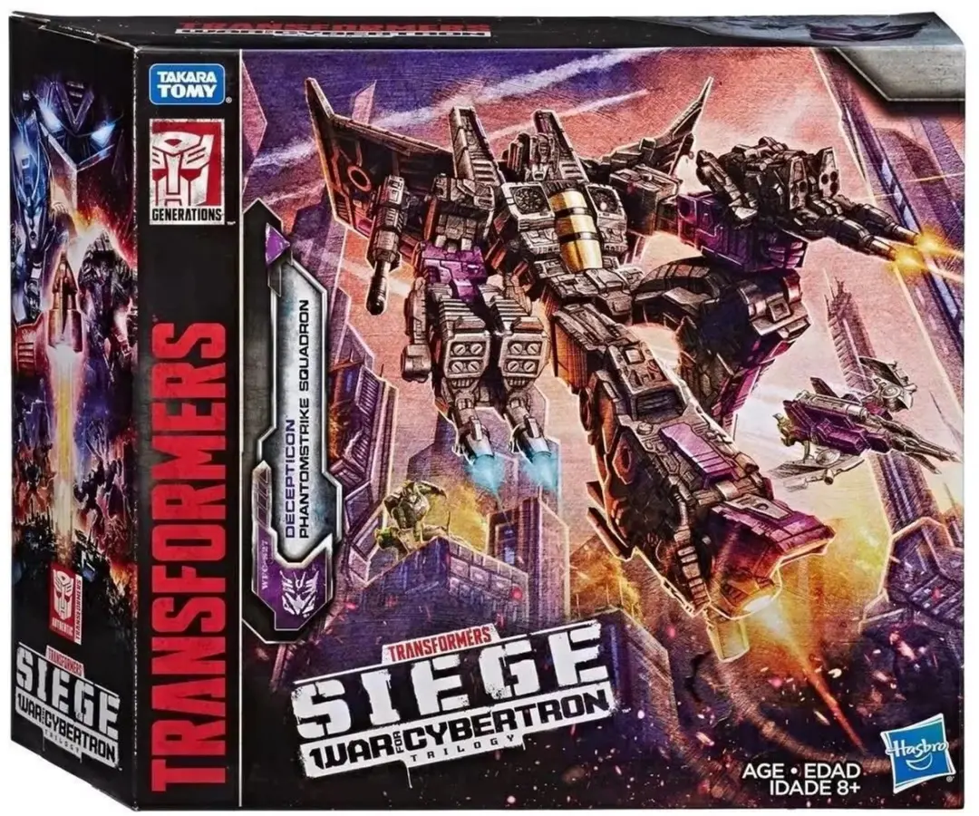 Transformers War of Cybertron Phantomstrike Squadron 4-Pack - Grijs/Paars