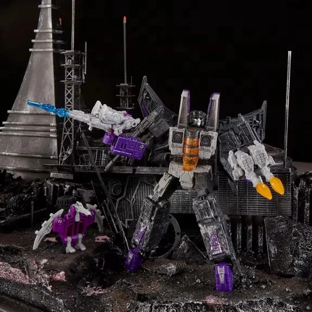 Transformers War of Cybertron Phantomstrike Squadron 4-Pack - Grijs/Paars