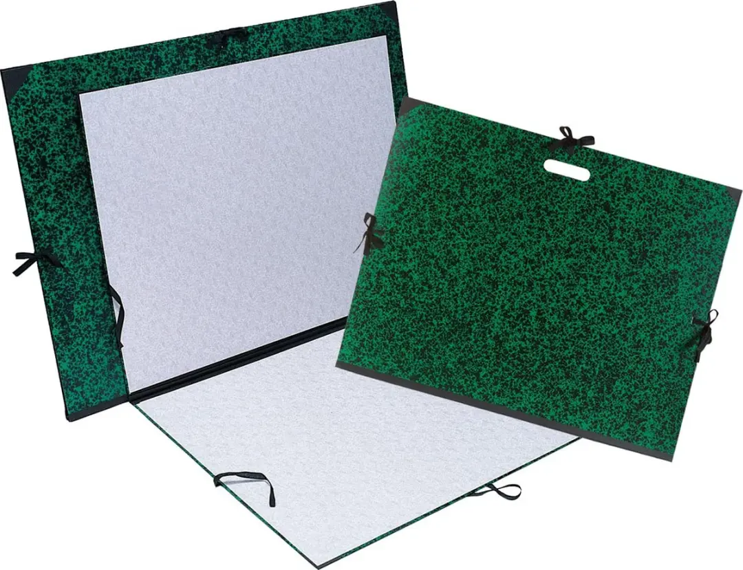 Exacompta Tekenmap A3 32x45cm - Groen/Zwart Gemarmerd