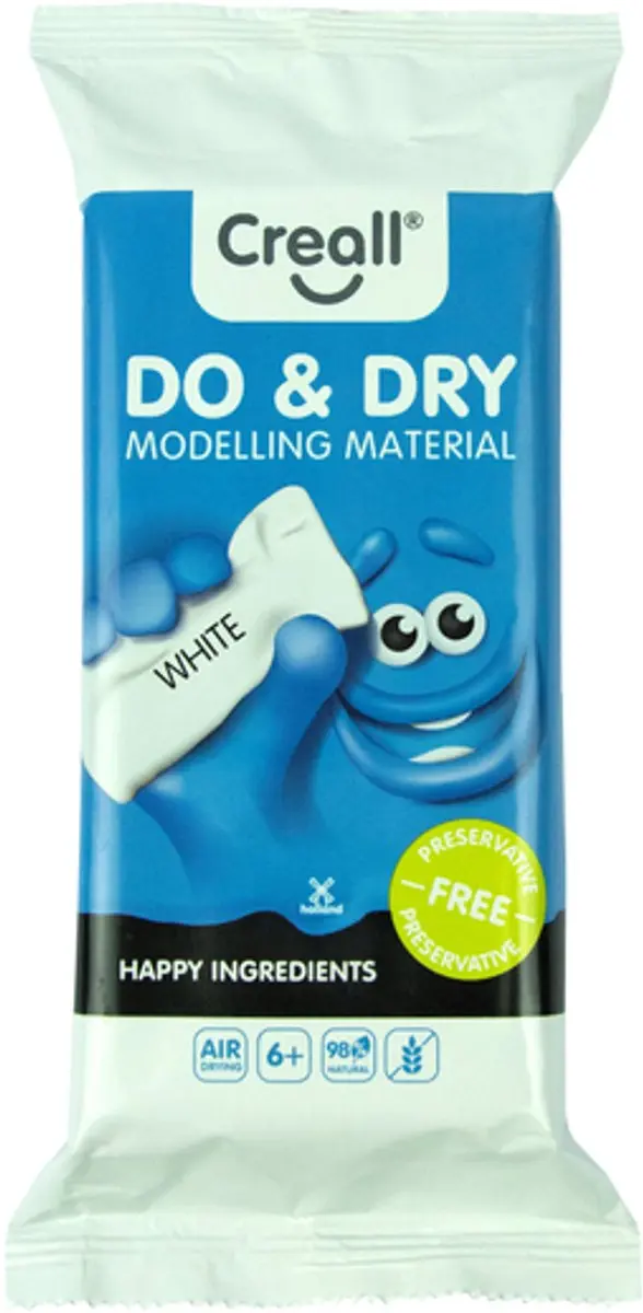 Creall Do+Dry Airdrying Klei Wit