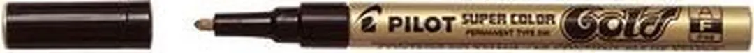 Pilot Super SC-G Viltstift Goud - 12 Stuks