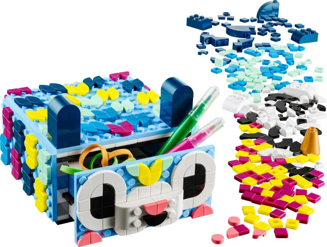 LEGO DOTS Creatief Dierenlaatje 41805 - Meerkleurig