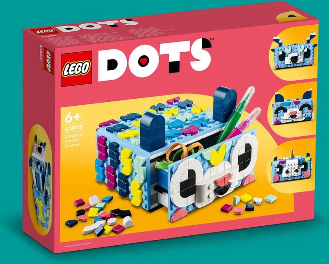 LEGO DOTS Creatief Dierenlaatje 41805 - Meerkleurig - afbeelding 6 van 6