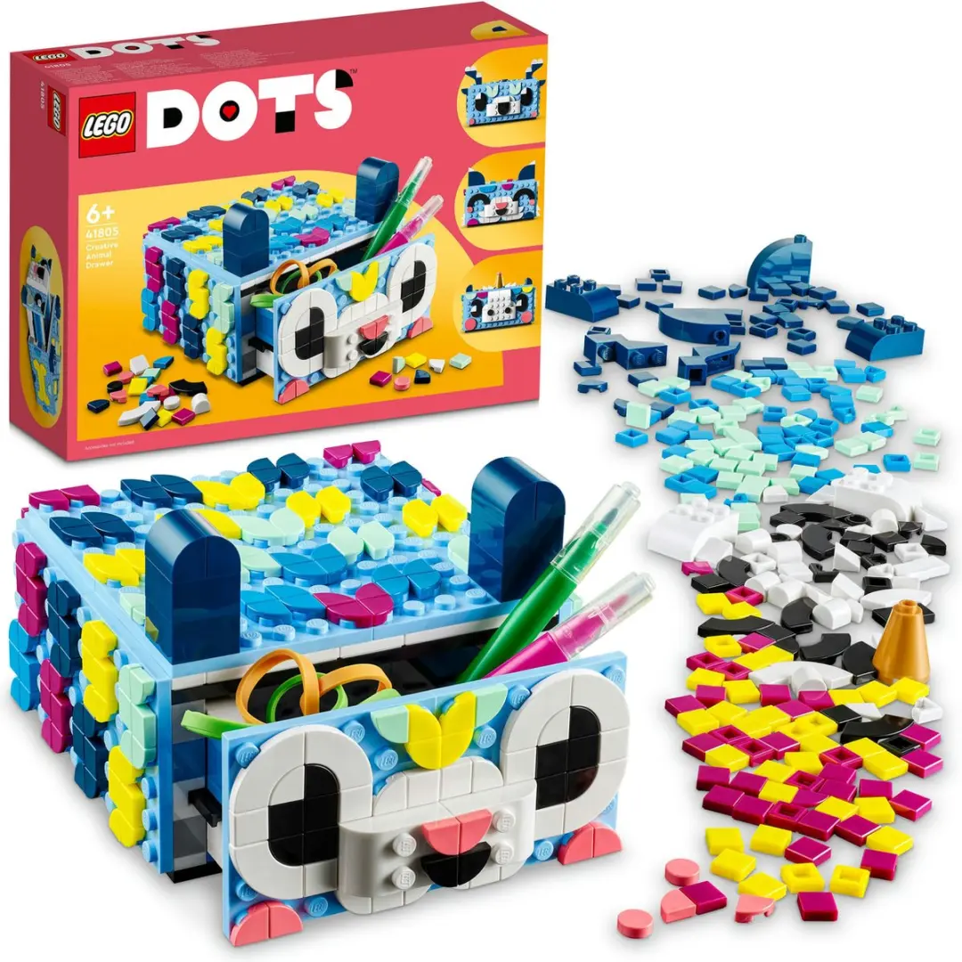 LEGO DOTS Creatief Dierenlaatje 41805 - Meerkleurig