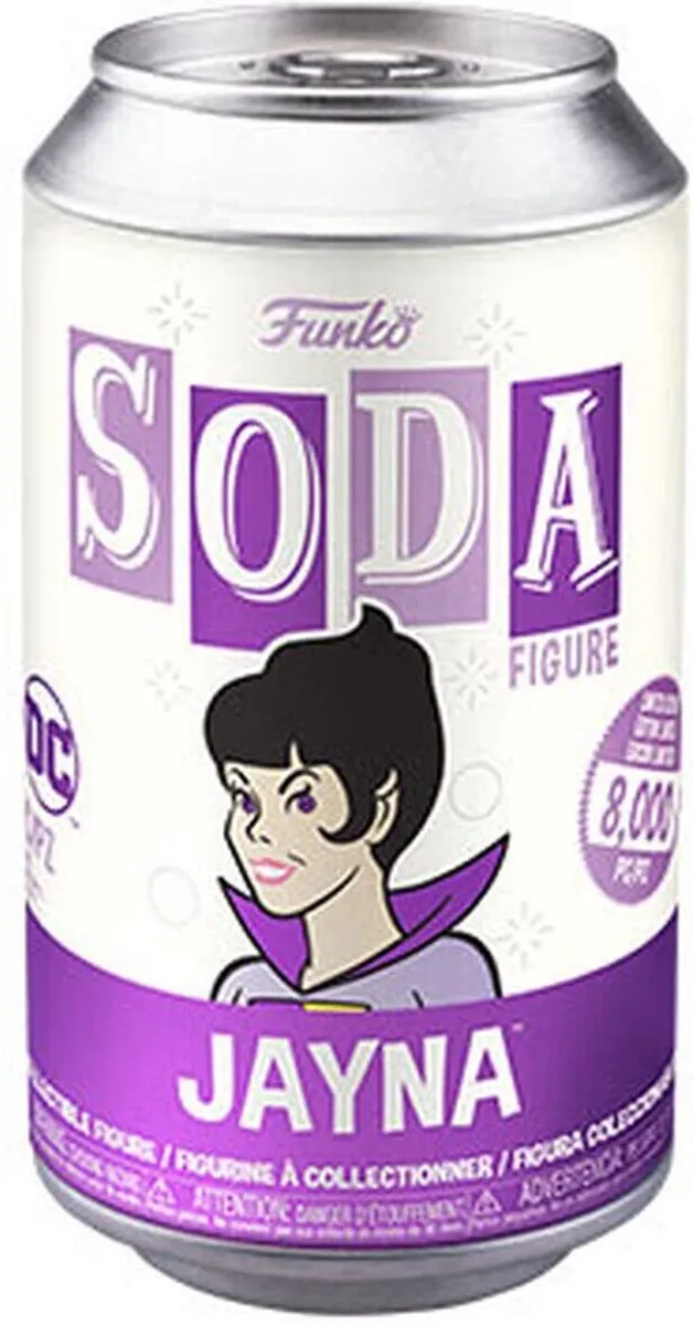 Funko Vinyl Soda Figure Super Friends Jayna LE 5000 - Multicolor