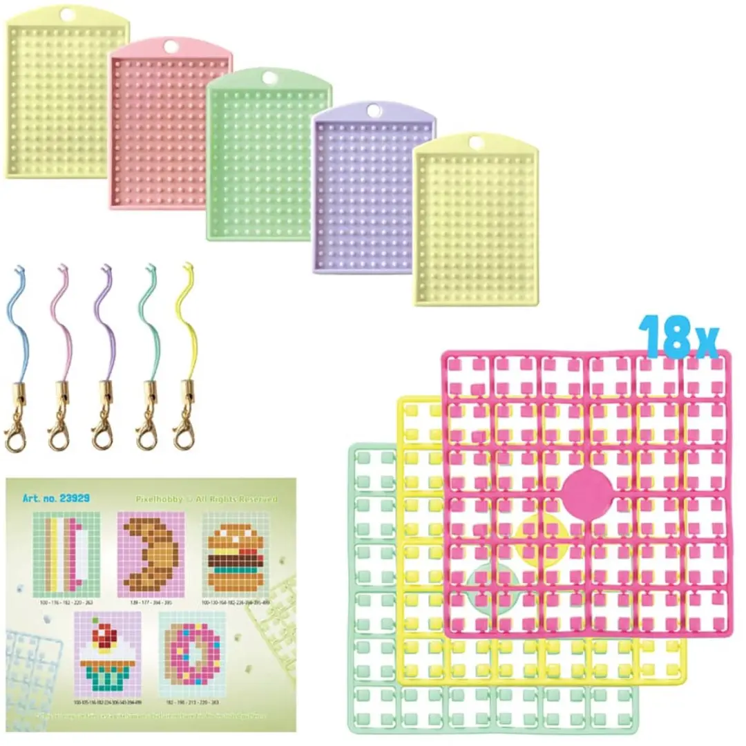 Pixelhobby Medaillon Thema Box Snacks - 5 Stuks - afbeelding 2 van 2