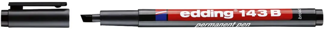 edding 143 Viltstift Schuin 1-3mm
