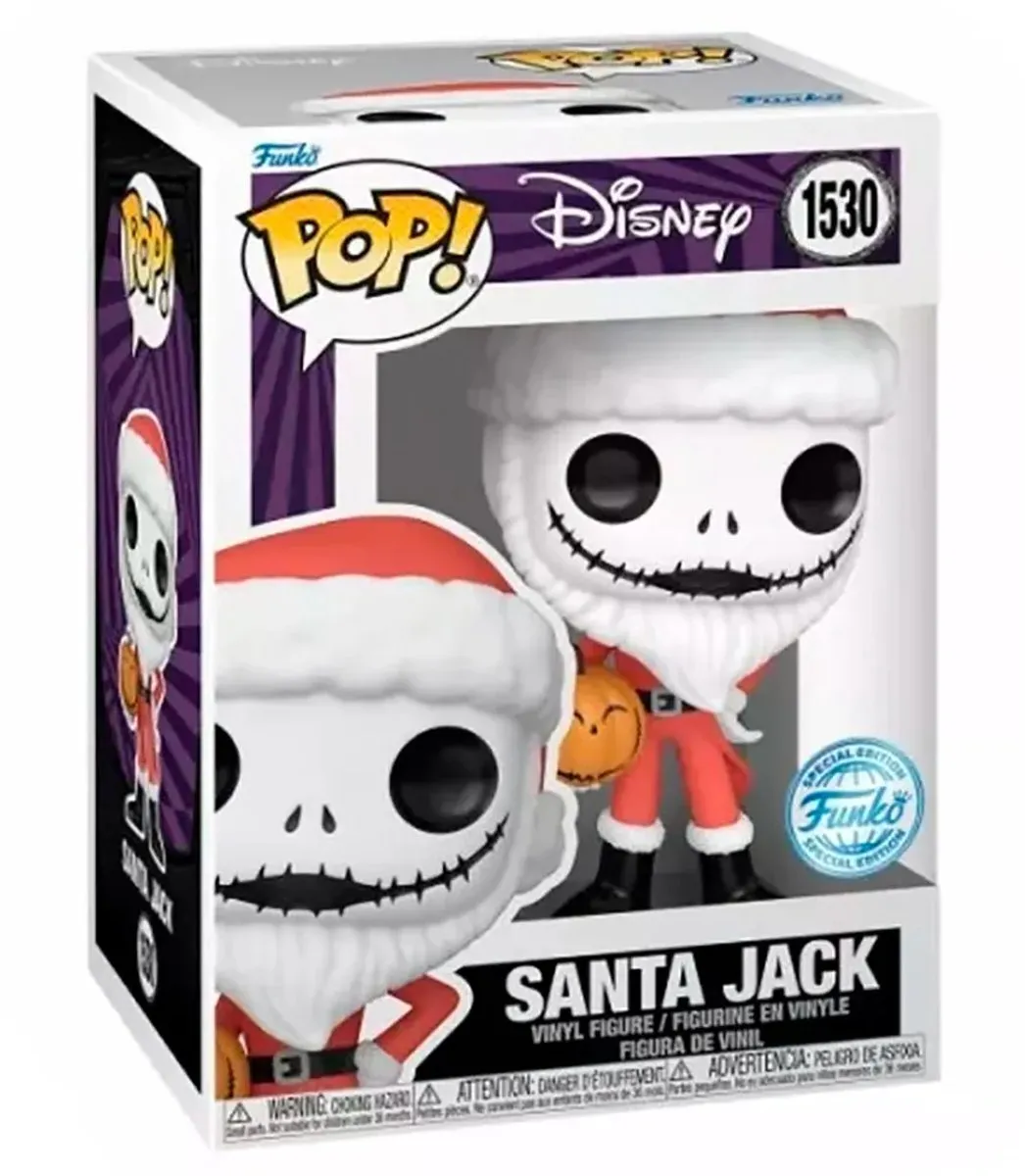 Funko POP! Disney The Nightmare Before Christmas Santa Jack Jack-o'-lantern - MULTI