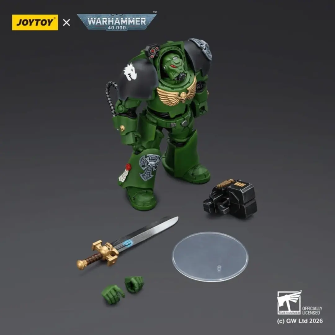 Joy Toy Warhammer 40K Salamanders Terminator 14cm - JT03219 - Multicolor