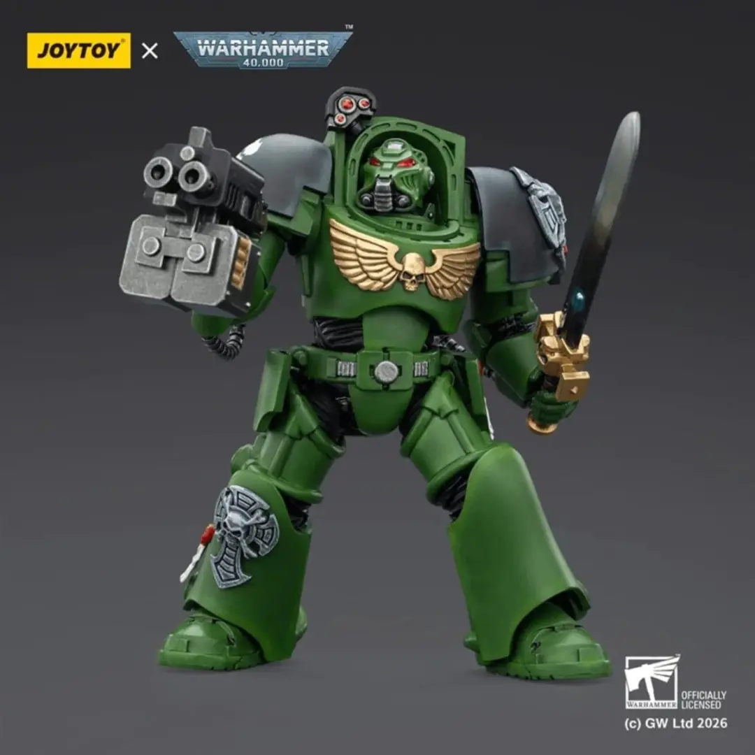 Joy Toy Warhammer 40K Salamanders Terminator 14cm - JT03219 - Multicolor