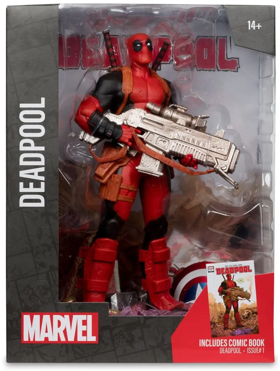 McFarlane Toys Marvel Deadpool 1/6 Beeld - 27cm - Multi - afbeelding 6 van 6