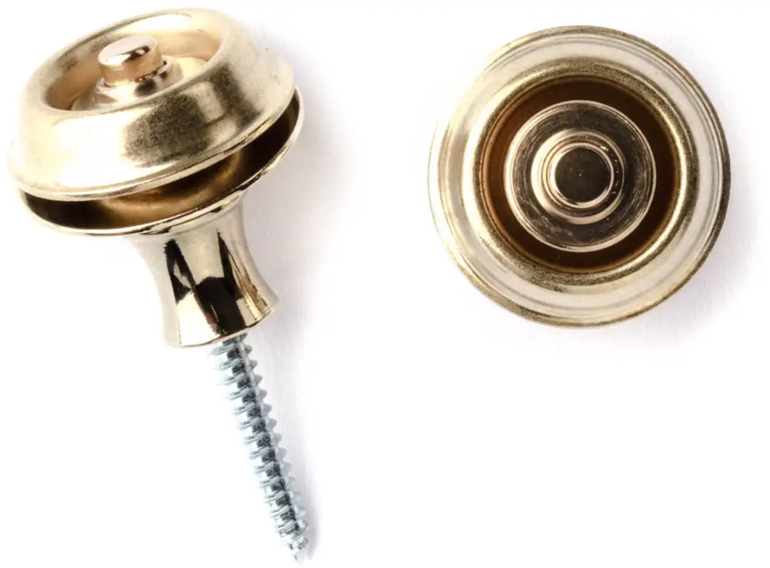 Dunlop Straplok Brass - Gitaaraccessoire