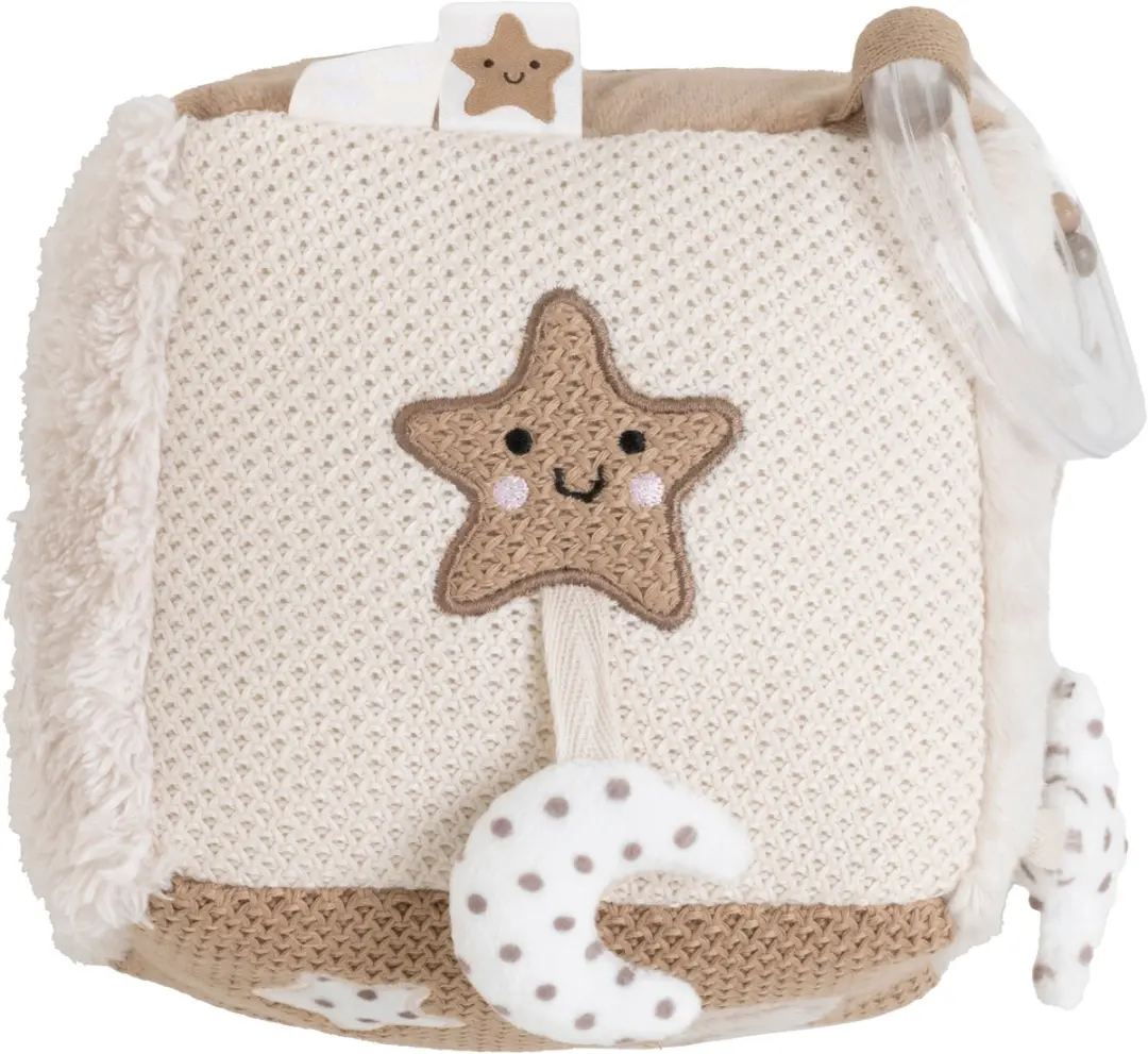Baby's Only Activiteitenkubus Heaven - Sensorisch Speelgoed - Clay/Warm Linen