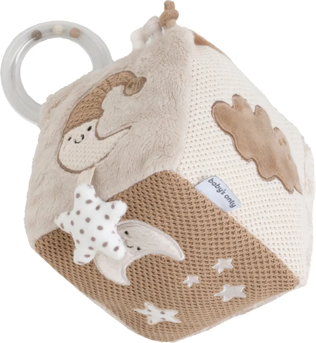Baby's Only Activiteitenkubus Heaven - Sensorisch Speelgoed - Clay/Warm Linen