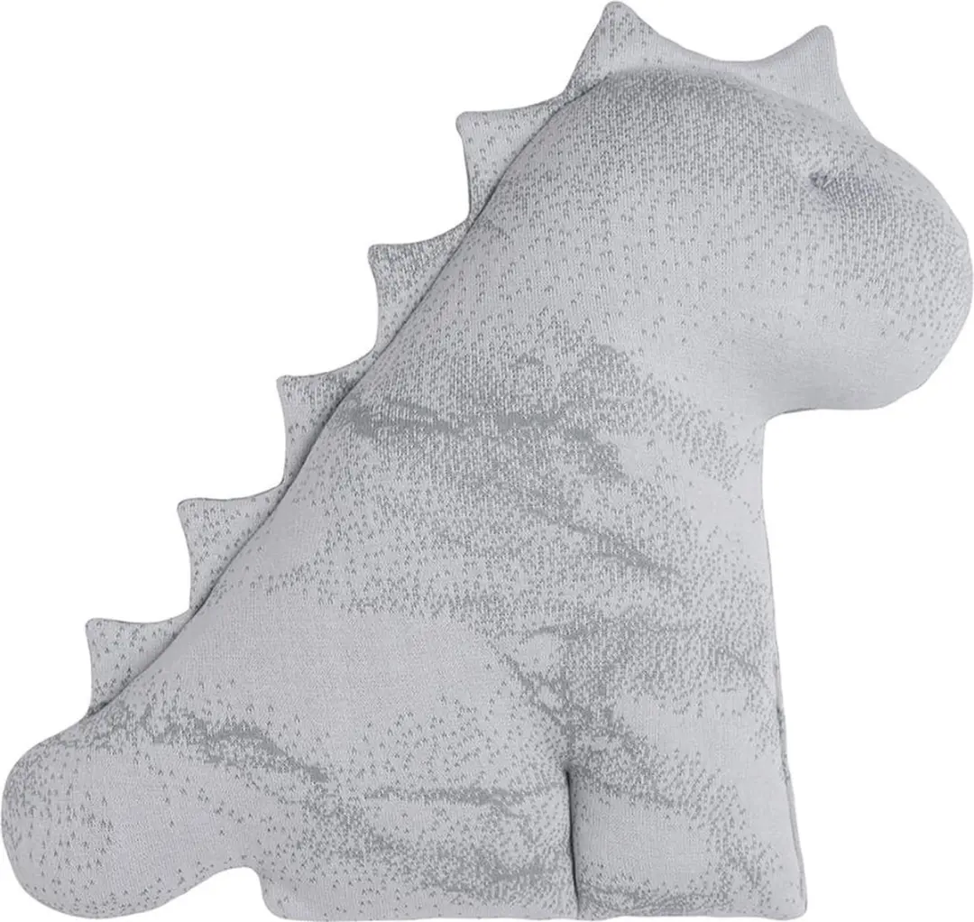 Baby's Only Knuffel Dinosaurus Marble - 55 cm - Grijs/Zilvergrijs