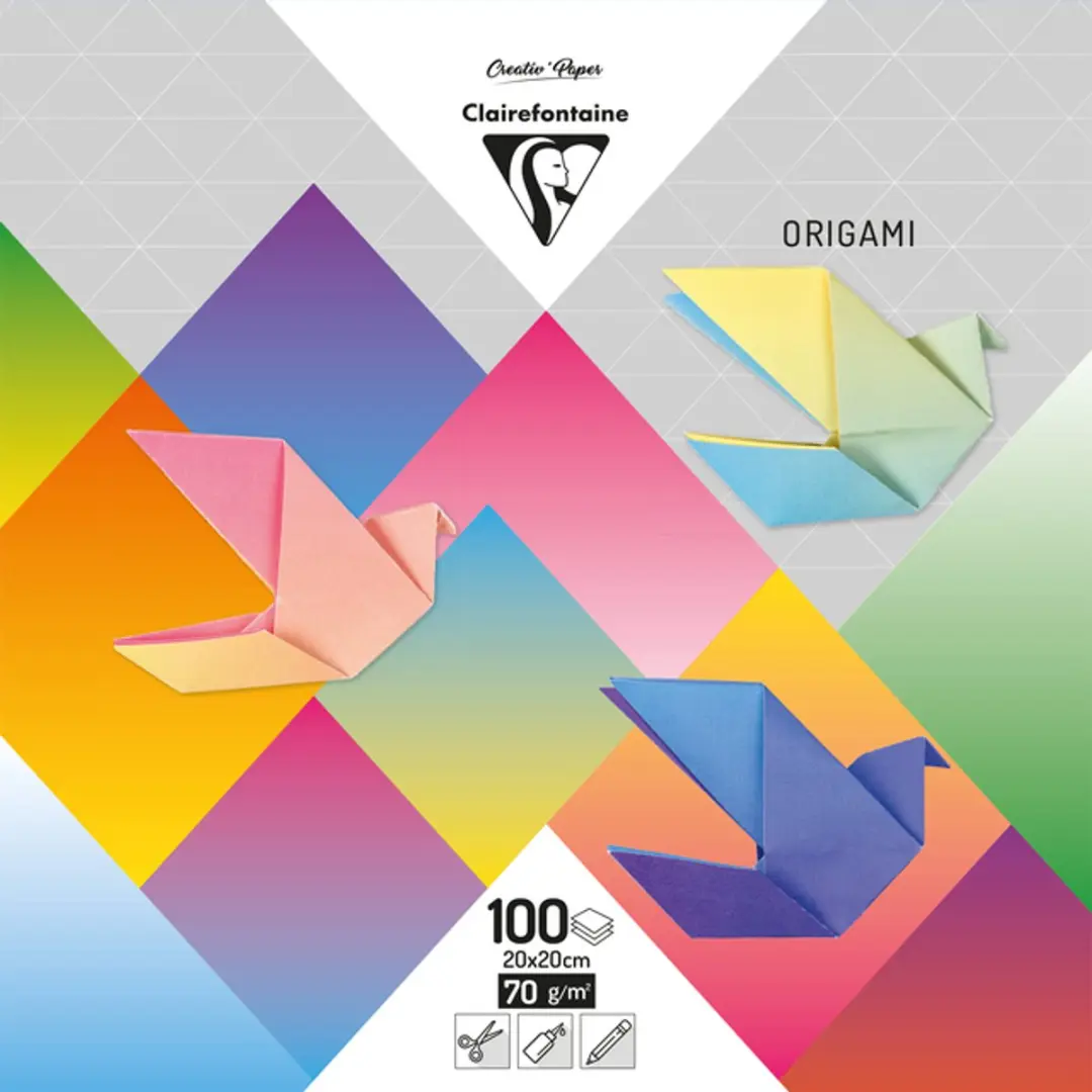 Clairefontaine Origami Gradient 20x20cm 100v 80g