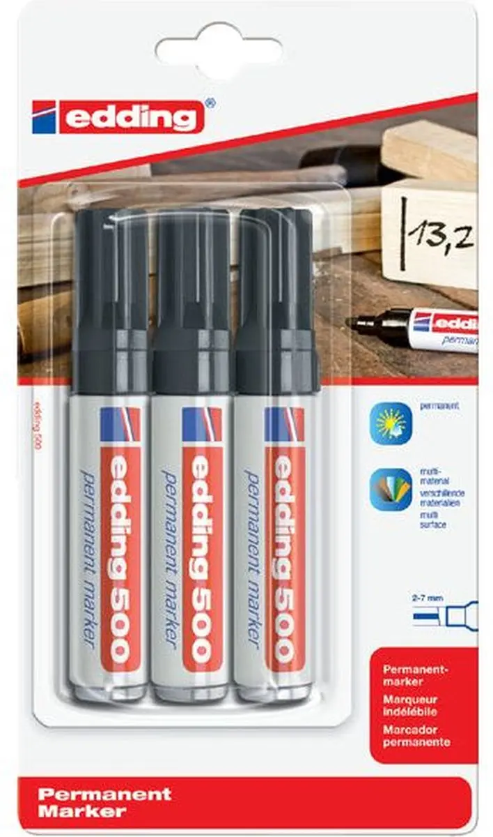 edding 500 Schuin Viltstift