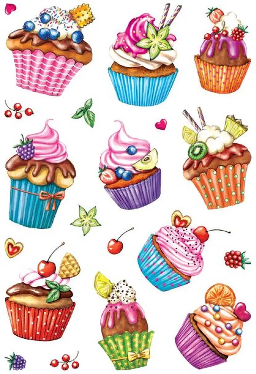 Herma 3387 Cupcake Glitter Etiketten