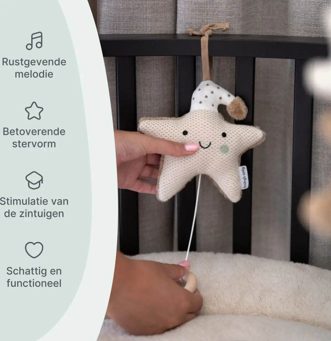 Baby's Only Muziekdoos Ster Heaven - Clay/Warm Linen