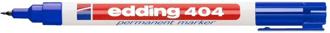 edding 404 Viltstift 0.75mm - Blauw - 10 Stuks