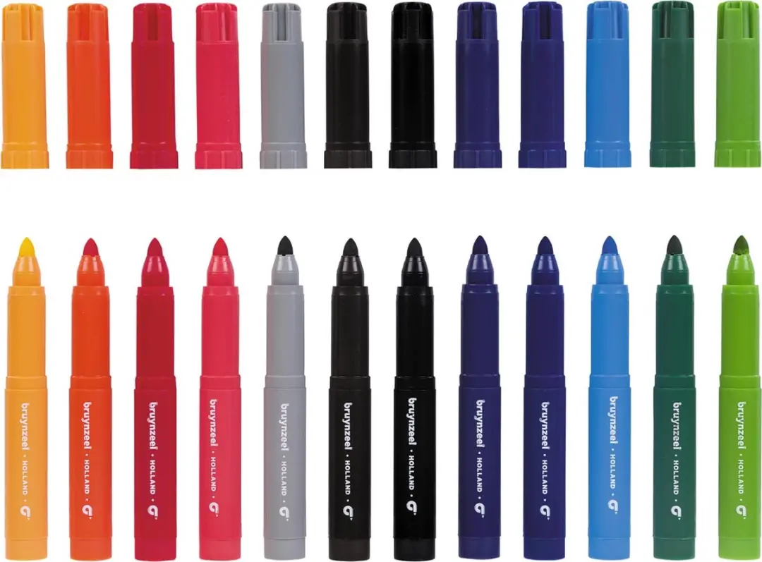 Bruynzeel Kids Big Point Viltstift - 10 Stuks