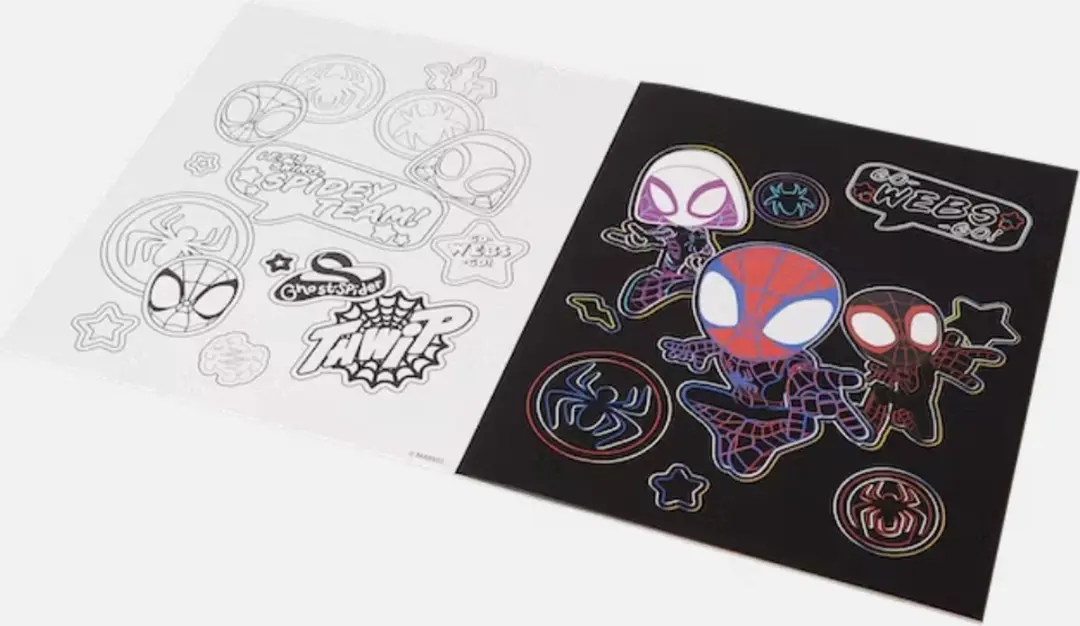 Disney Spidey and his Amazing Friends Krasboek - 14 Pagina's - Rood