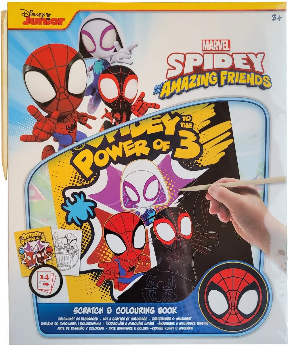 Disney Spidey and his Amazing Friends Krasboek
