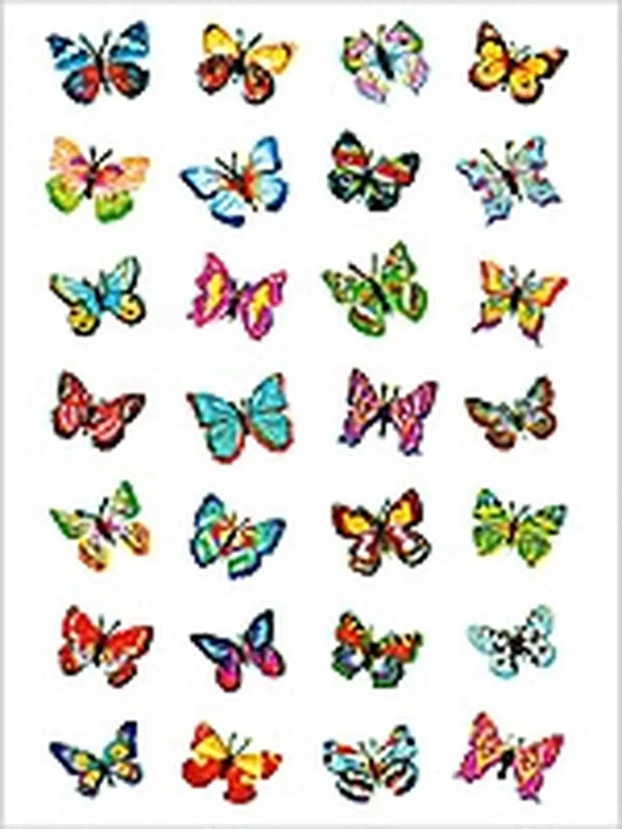 Herma 6819 Vlinder Glitterfolie
