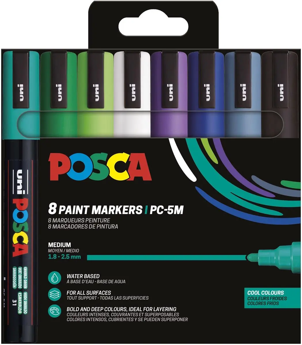 Posca Uni PC-5M Paintmarkers
